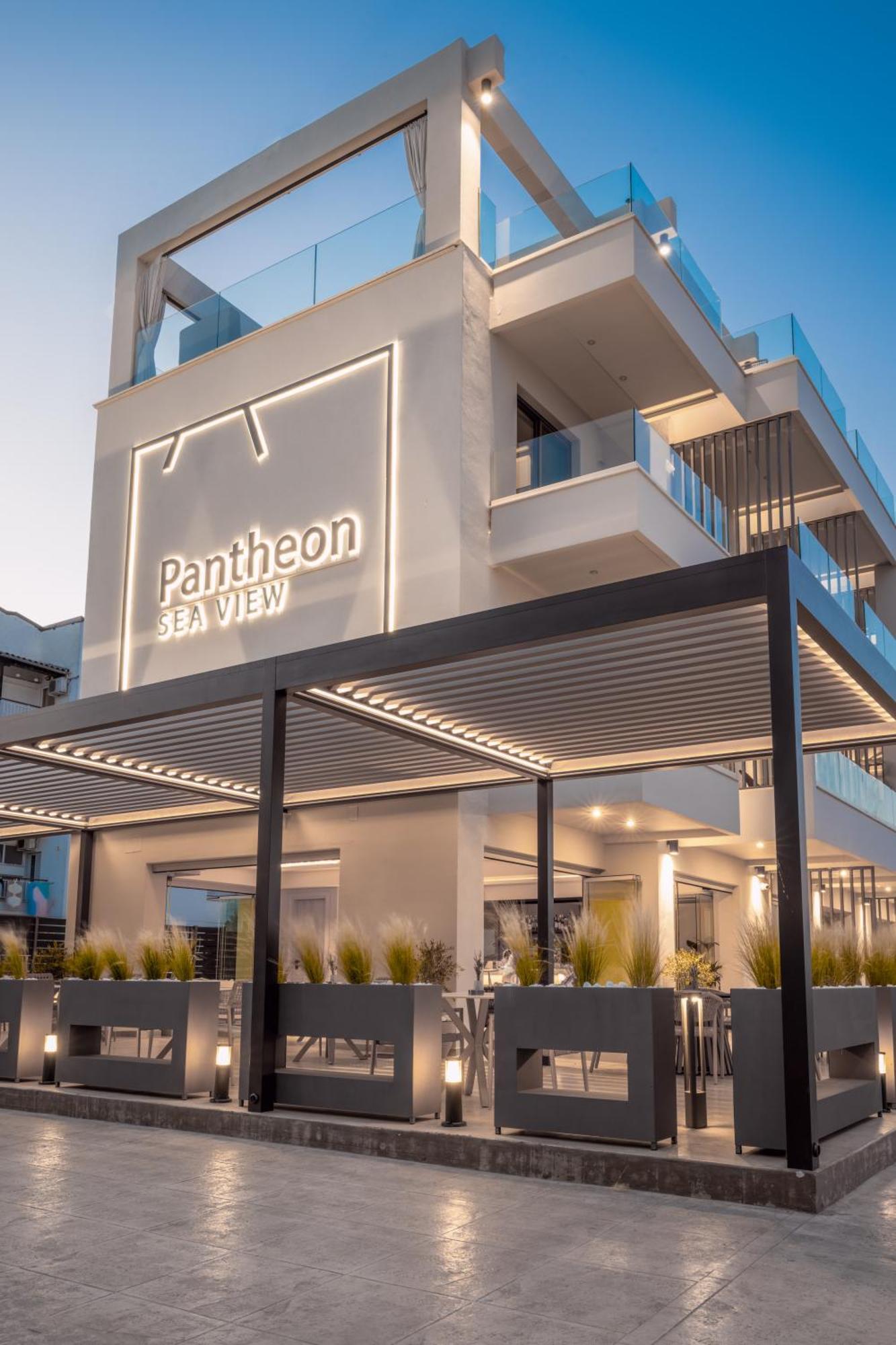 Aparthotel Pantheon Sea View à Neoi Poroi Extérieur photo
