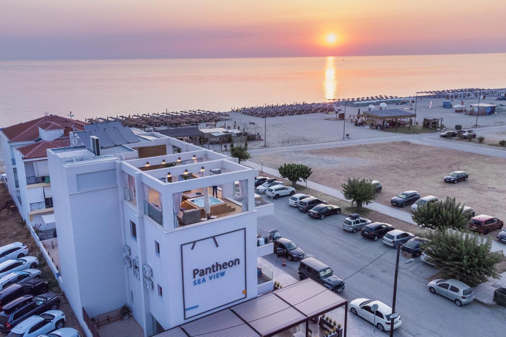 Aparthotel Pantheon Sea View à Neoi Poroi Extérieur photo